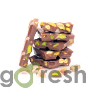 Ciocolată cu lapte și fistic sărat 100g